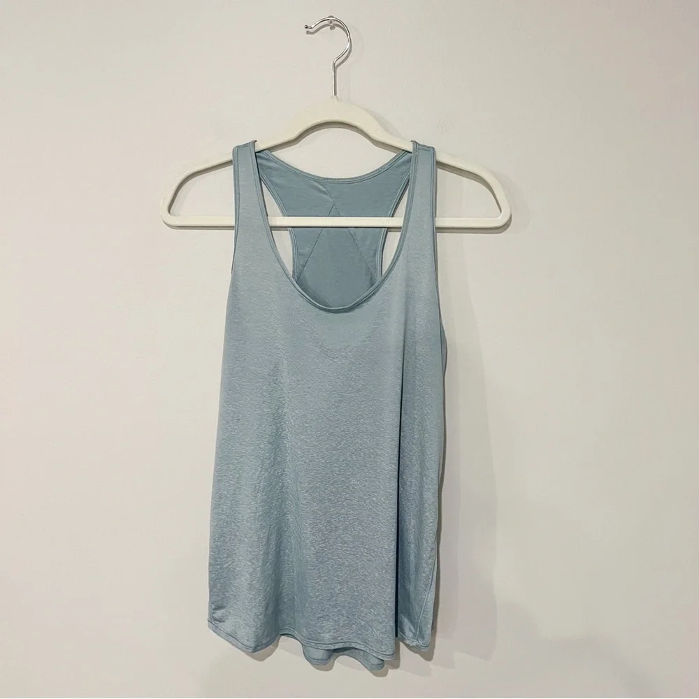 Lululemon Essential Tank Pleated in Blue Cast